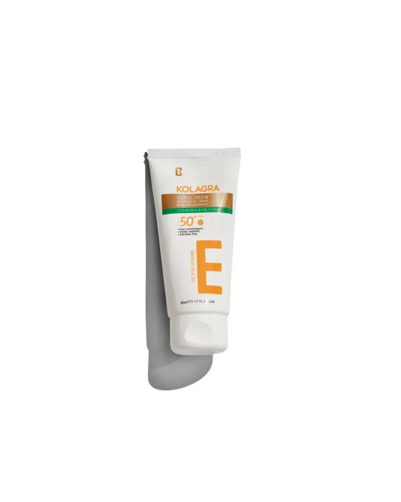 [kolagra-sunscreen-dry50]  كولاجرا كريم جل واقي من الشمس ذو ملمس جاف بعامل حماية 50+ (50 مل)