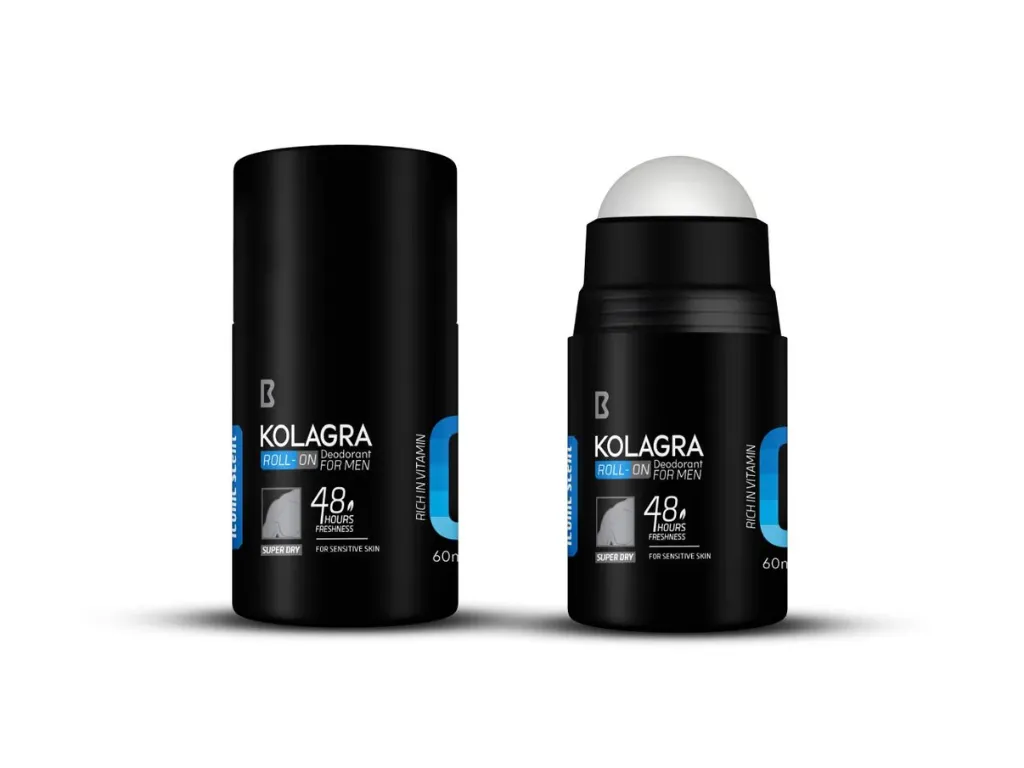 Kolagra Super Dry 48H Men's Roll-On Deodorant Iconic Scent 60 ML