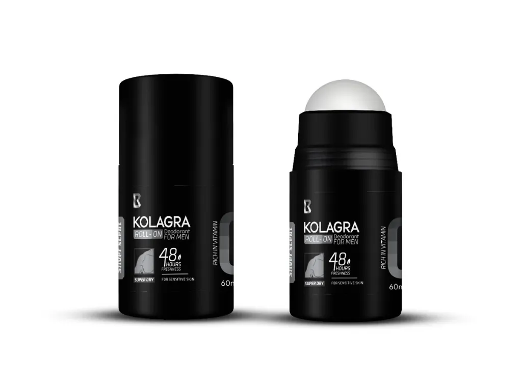 [kolagra-roll-silver60] كولاجرا رول مزيل للعرق برائحة الفضة للرجال 60 مل