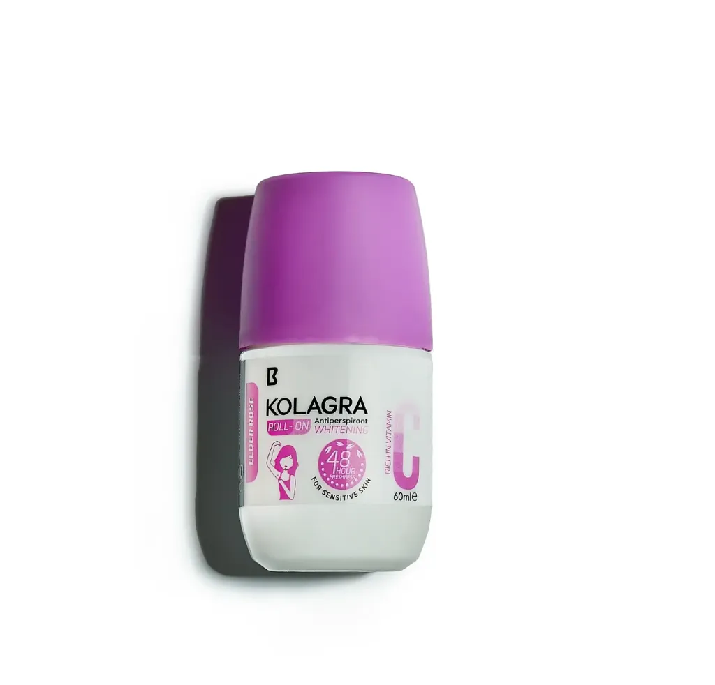 [kolagra-roll-rose60] Kolagra Whitening Roll On Elder Rose 60 ML