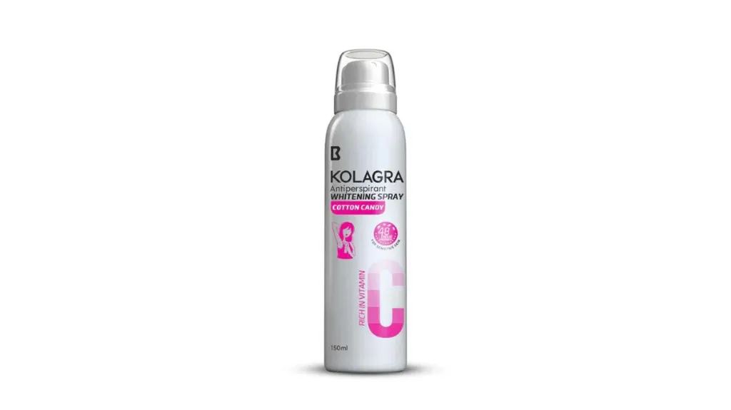 Kolagra Antiperspirant Whitening Spray For Women 150 ML