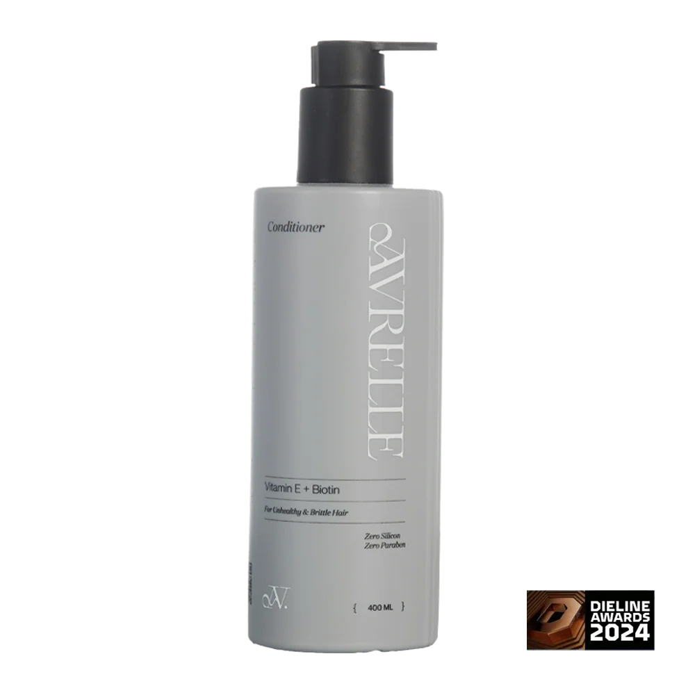 [avrelle-cond-biotin400] Avrelle Vitamin E Oil + Biotin Moisturizing Conditioner For Unhealthy & Brittle Hair (400ML)