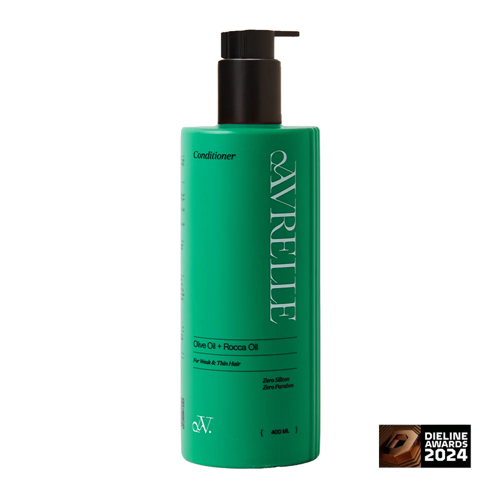 [avrelle-cond-olive400] Avrelle Olive Oil & Rocca Oil Moisturizing Conditioner For Weak & Thin Hair (400ML)